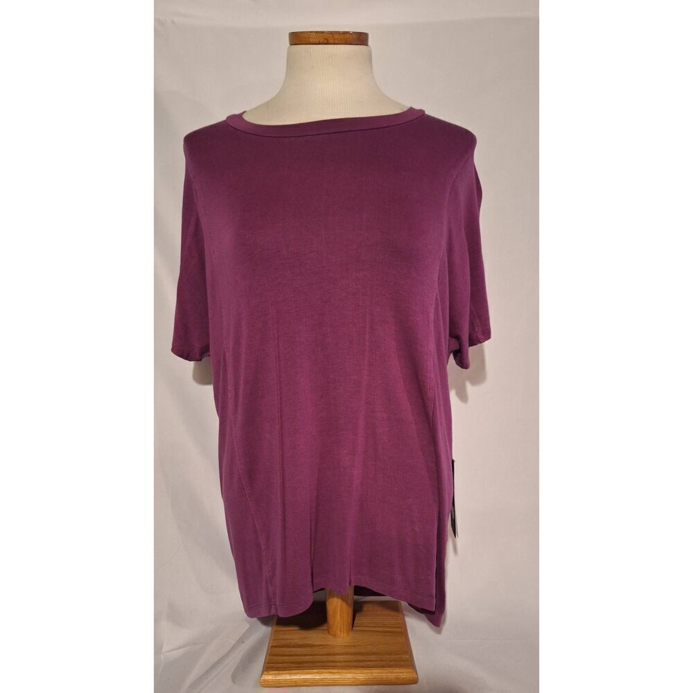 Dear John Womens Grape Classic Tee Size XS NEW